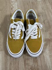 ○【極美品】VANS オールドスクール ヘアリースエード ベージュ カーキ 