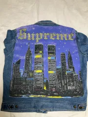 L シュプリーム NEW YORK ペインテッド トラッカー ジャケットのサムネイル