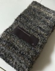 suzusan アルパカ クッションカバー ブラック グレー - メルカリ