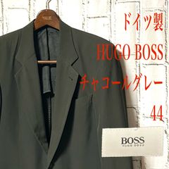 ヒューゴボス ジャケット アウター スーツ 44 S相当 ウール ストライプ