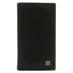 ダンヒル dunhill 長財布 お札入れ 二つ折り レザー ロゴ 黒 ブラック /XZ ■GY18