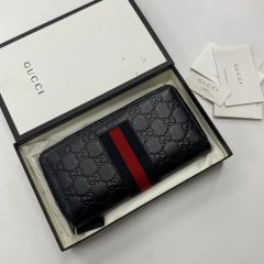 【未使用級】GUCCI 長財布 ラウンド GG シマ シェリーライン 型押し 黒 未使用級】GUCCI 長財布 ラウンド GG シマ シェリーライン 型押し 黒