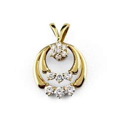平和堂 K18 ルビー/0.28ct ダイヤ/0.4ct スウィング ペンダント - メルカリ