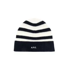 S1 S2 A P C (アーペーセー) ストライプ 刺繍 ロゴ ゴージ ビーニーのサムネイル