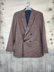 479) ザラ ZARA メンズ CHECK 秋冬 ジャケット
