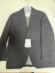 LARDINI 現行 ブートニエール ヘリンボーン テーラードジャケット