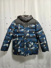 DAKS キッズ ブルー パータン ダックダウン ダウン アウター 165のサムネイル