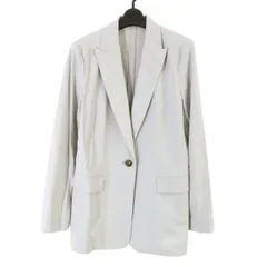 theory luxe セオリーリュクス 23SS Crisp Linen Arvada NL リネンレーヨンテーラードジャケット 38 03-3104121 ライトグレーのサムネイル