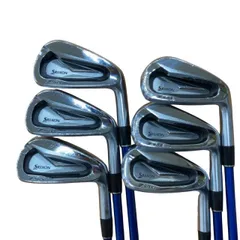 【中古】 ダンロップ SRIXON Z585 6S アイアンセット IR Miyazaki for IRON (フレックスS) メンズ 男性用 右利き 右用 Cランク ゴルフクラブ