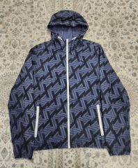 23212✨マークアンドロナ ゴルフ 18SS 総柄 ナイロン パーカー S 