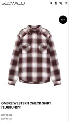 美品 Schuray シュウレイ オンブレシャツ レーヨンシャツ サイズ2