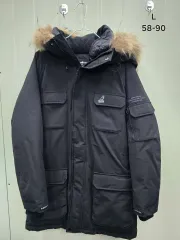 カンゴール kangol エクスプローラー FLO ブラック BLACK フード WHO ダウン Lのサムネイル