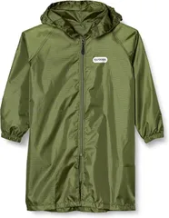 OUTDOOR PRODUCTS アウトドアプロダクツ レインコート レインパーカー ユニセックス カーキ ネイビー 130 140 150 リップストップ生地