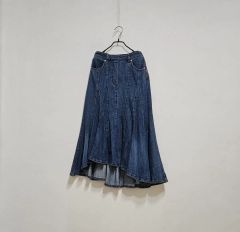 ▽レア美品✨45RPM ワイドデニム ガウチョ キュロットパンツ スカート