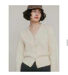 新品未使用】◇Chaos◇シルクコンリリーショートカーディガン ホワイト