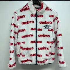 アンブロ グラフィック リバーシブル フリース