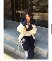 田中シェンさん着用 FELCO（USA）ナイロン・プルオーバーベスト紺40