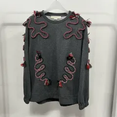 STELLA McCARTNEY ステラ マッカートニー グレー レイ 装飾 スウェットのサムネイル