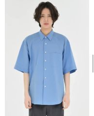 定価2.3万】ナナミカ レギュラー カラー ハーフスリーブ シャツ L ME