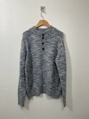 LANVIN COLLECTION ランバンコレクション ヘンリーネック ウールニット L - K40のサムネイル