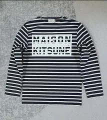 <新品> メゾンキツネ 正規品 クルーネック Tシャツ Lのサムネイル