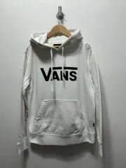 VANS 白 ロゴ フーディー S レディースのサムネイル