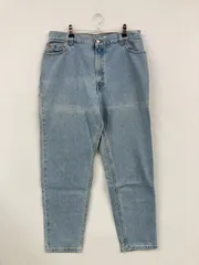 LEVI STRAUSS & CO. リーバイストラウスアンドカンパニー デニムパンツ 16 MIS M ブルー フルレングス 無地 ブランドロゴ ワイド・ルーズ テーパード レギュラー ヴィンテージ