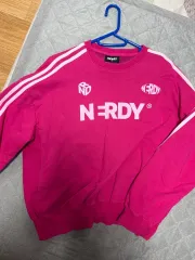 NERDY FC ジャージ スウェットシャツ HOT ピンク M 出品のサムネイル