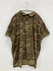 Polo Ralph Lauren ポロラルフローレン ポロシャツ XL カーキ 半袖 カモフラージュ柄 ワンポイント ブランドロゴ