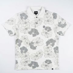 ARBN ポロシャツ 花柄 ホワイト Mサイズ - メルカリ