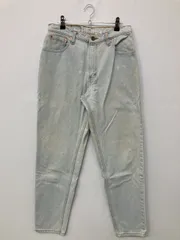 LEVI STRAUSS & CO. リーバイストラウスアンドカンパニー デニムパンツ M スカイブルー フルレングス 無地 ワイド・ルーズ テーパード レギュラー ヴィンテージ