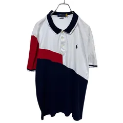 【POLO RALPH LAUREN】 Classic Fit Colorblock Pony カラーブロック ポニーロゴ刺繍ポロシャツ S-6487のサムネイル