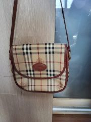 バーバリーBURBERRY バチェック PVC ショルダーバッグ ポーチ - メルカリ