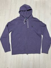 90s】Ralph Lauren ジップパーカー リブ編み ダブルジップ - メルカリ
