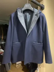 COS ウール カシミア フード ジャケット 46 (ほぼ新品)のサムネイル
