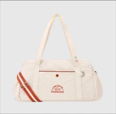 新品未使用 韓国 スターバックス ラコステ コラボバッグ アイボリー 新品未使用 韓国 スターバックス ラコステ コラボバッグ アイボリー