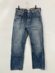 LEVI STRAUSS & CO. リーバイストラウスアンドカンパニー デニムパンツ W30 L32 ブルー フルレングス 無地 ブランドロゴ スタンダード ストレート レギュラー ヴィンテージ