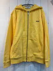 MSGM イエロー フード ジップアップ ユニセックスのサムネイル