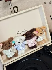 ツイードセットアップ プーさん ぬいぐるみ キーホルダー