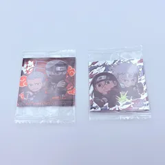 NARUTO -ナルト- 疾風伝 ち忍界シールウエハース 飛段・角都 柱間・扉間 2種セット