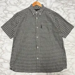 トレンド【BACK CHANNEL バックチャンネル  【商品名】チェックシャツ/シャツ 半袖シャツ/BD ボタンダウンのサムネイル