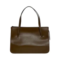 MargaretHowell(マーガレットハウエル) ハンドバッグ - ダークブラウン レザーのサムネイル