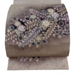 No.3213 未使用シリーズ正絹辻が花銀通し袋帯 超美品 - メルカリ