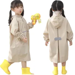 [Grcemlvfe] レインコート キッズ カッパ 子供 ランドセル 男の子 女の子 こども用レインコート レインポンチョ 雨具 雨合羽 軽量 防水 速乾 夜間反射 ツバ 収納袋付き 薄型