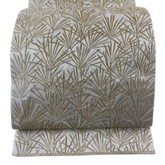 袋帯 白地 銀糸 金糸 桐文様 上品 六通 - メルカリ