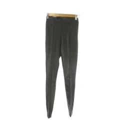 ザラ ZARA フェイクレザーパンツ XS 黒 ブラック 無地 スキニー センターシーム /AO41 ■GY99