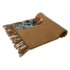 33 専用 エルメス マフラー カシミヤ ブルーグレー - メルカリ