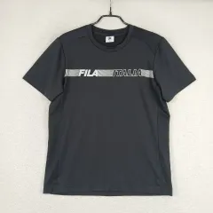 フィラ FILA キッズ イタリア ブラック 半袖 Tシャツ (140/10 11歳)