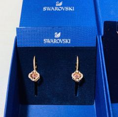 スワロフスキー ピアス スパークリング フープ てんとう虫 正規品 極美