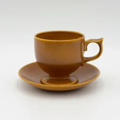 Carlton ware カップ＆ソーサー 雑貨 イギリス 英国 ヴィンテージ カールトンウェア マットブラウン レトロ コーヒーカップ 88032 Carlton ware カップ＆ソーサー 雑貨 イギリス 英国 ヴィンテージ